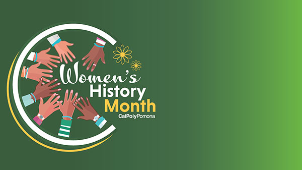 Green Women's History Month Background