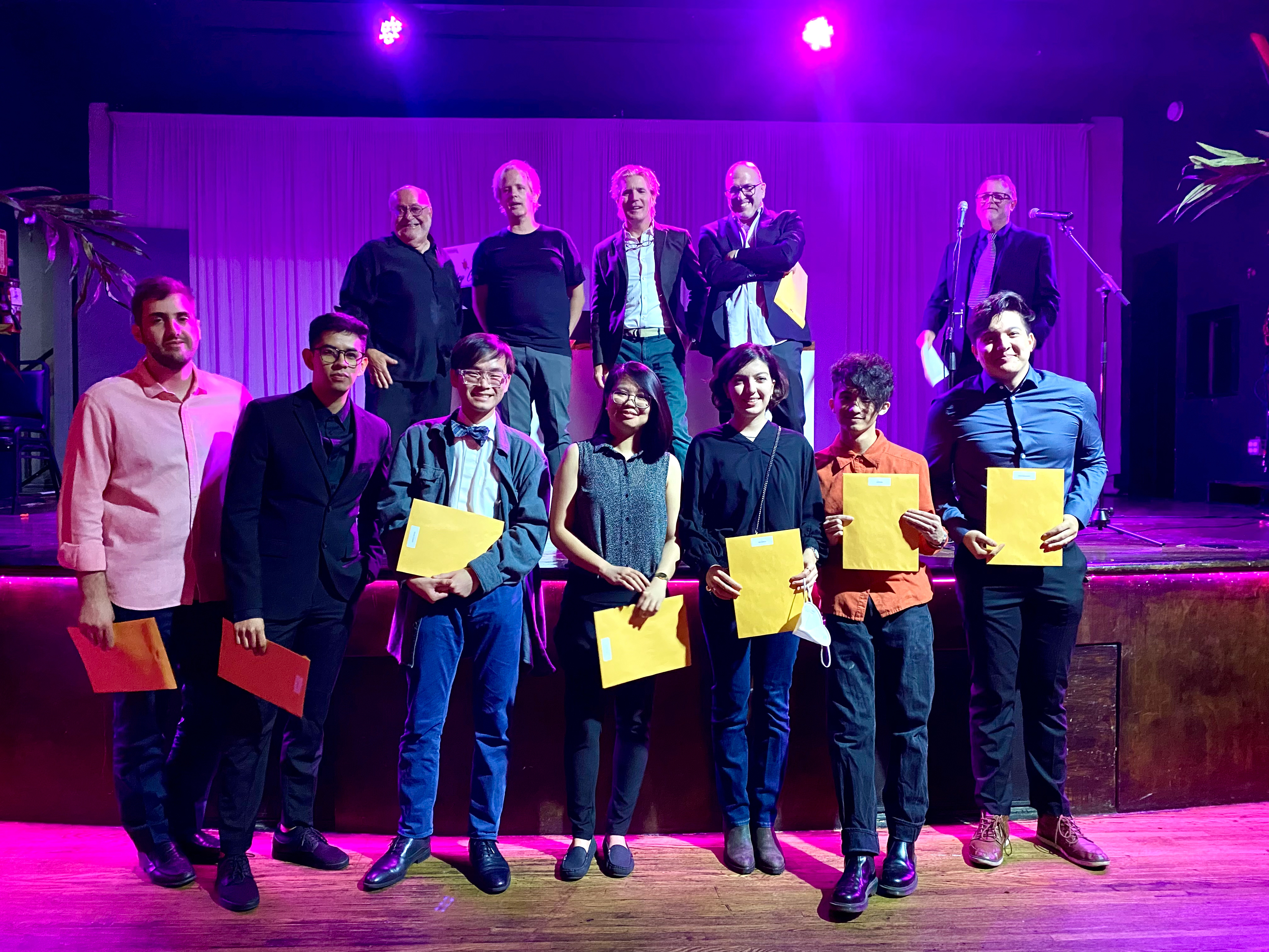 Ten students received the inaugural Jack and Marilyn Zuber Remembrance Award. They participated in a comprehensive design studio themed around the housing crisis in Los Angeles. (Photo credit: George Proctor, Department of Architecture).