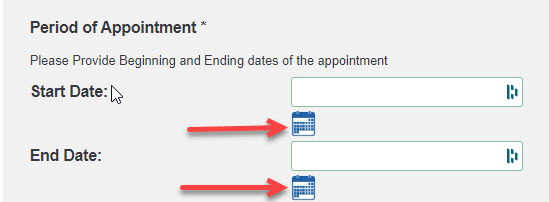 Appointment Period