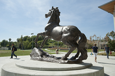 Bronco statue
