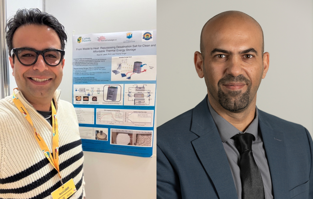 From left to right: Reza Lakeh and Balal Hasan.