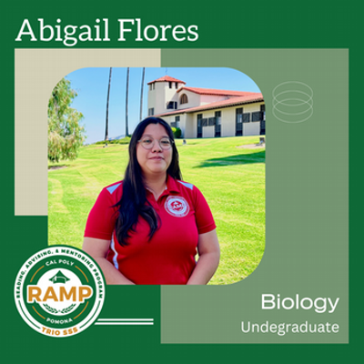 Abigail Flores, Biology; Undergraduate