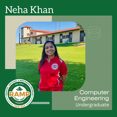 Neha Khan, Computer Engineering; Undergraduate
