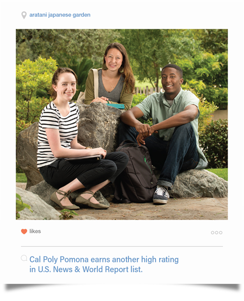 Aratani Japanese Garden - Cal Poly Pomona earns another high rating in U.S. News & World Report list.