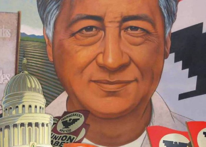 mural of Cesar Chavez history
