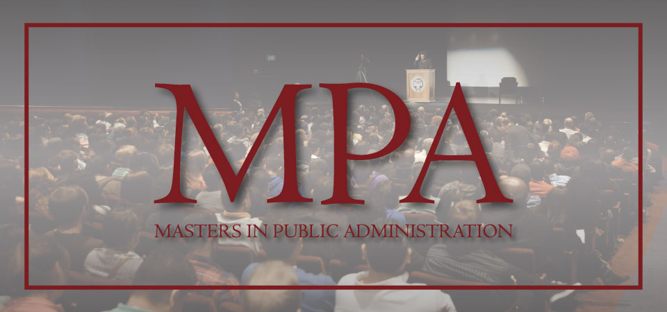 Cover for the Masters in Public Administration program