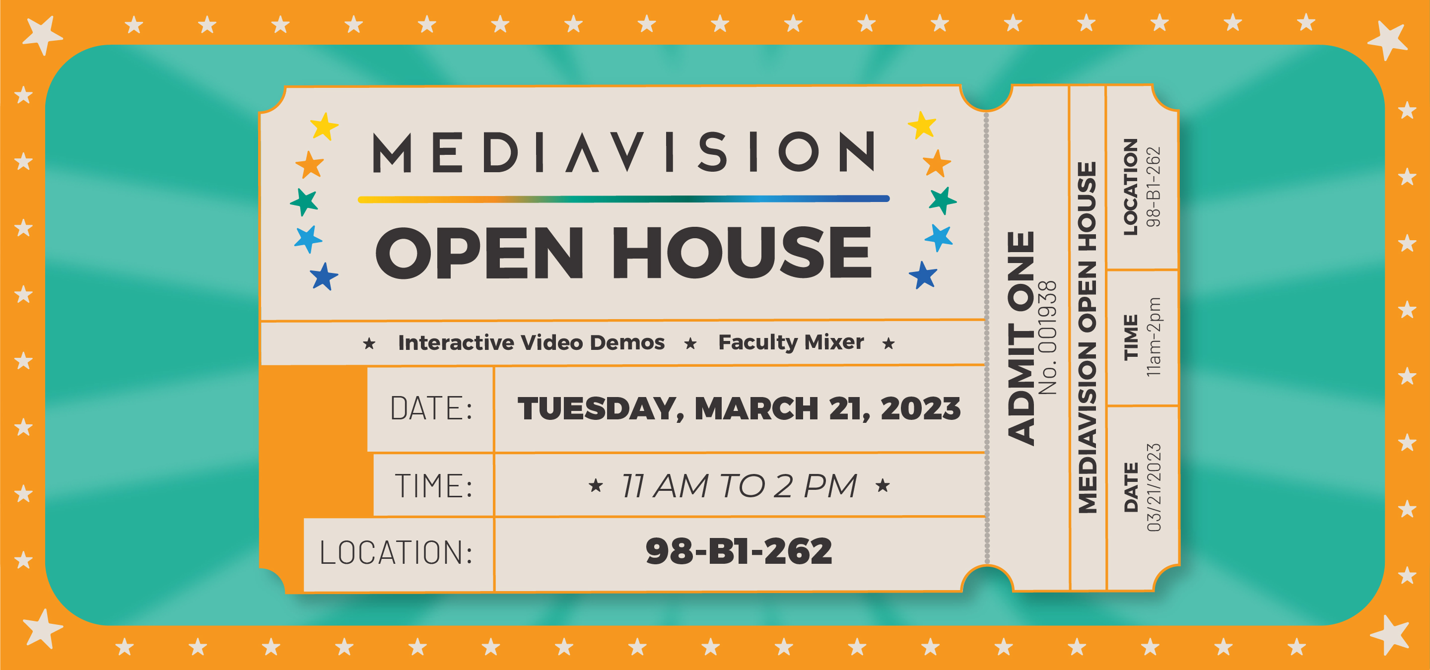 MediaVision Open House - March 21, 11am-2pm