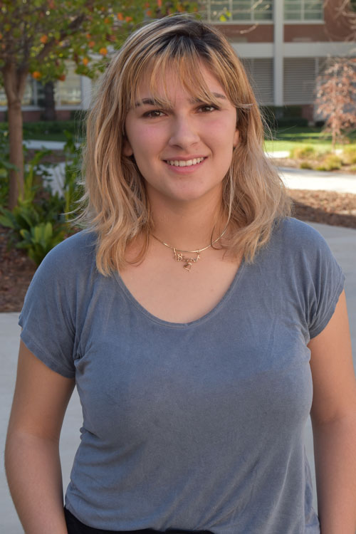 Physics and astronomy student Bianca Cruz.