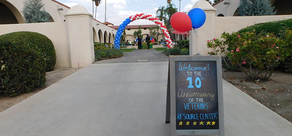 The Veterans Resource Center hosted its 10th anniversary reception at the University Plaza.