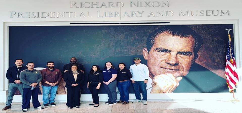 VRC team at the Nixon Presidential Library & Museum