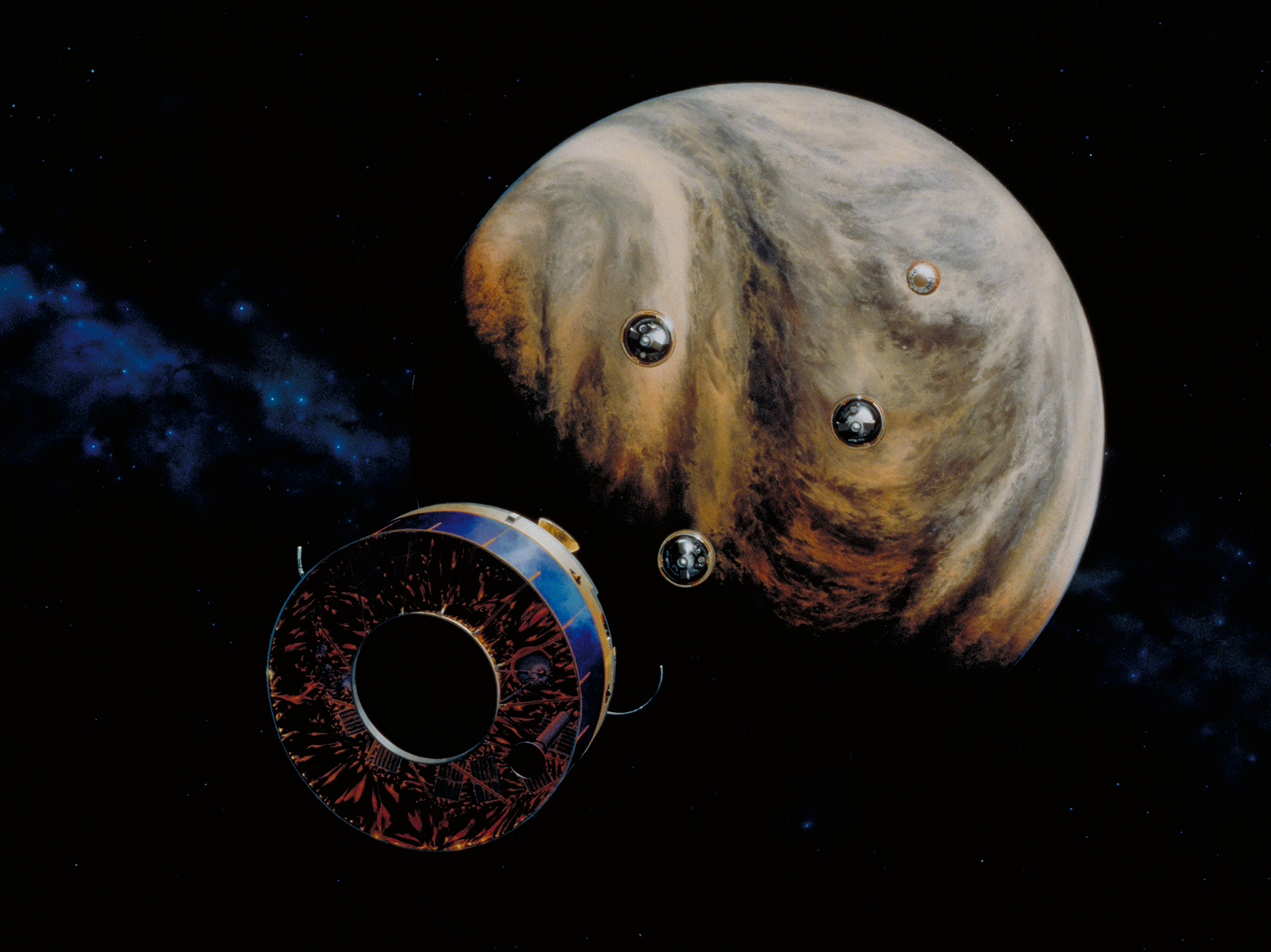 The planet Venus and multiprobe