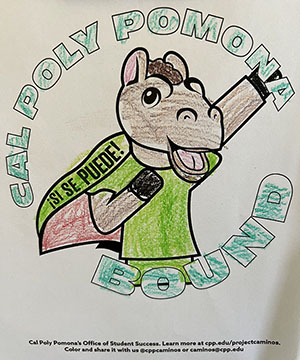 Project CAMINOS coloring page - CPP Si Se Puede 