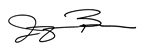 Provost Brown's signature