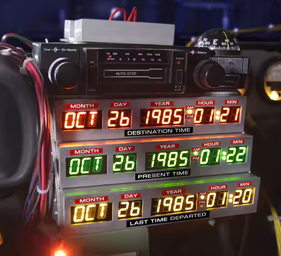 DeLorean Clock