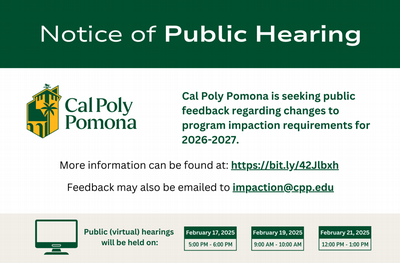 Notice of Public Hearing