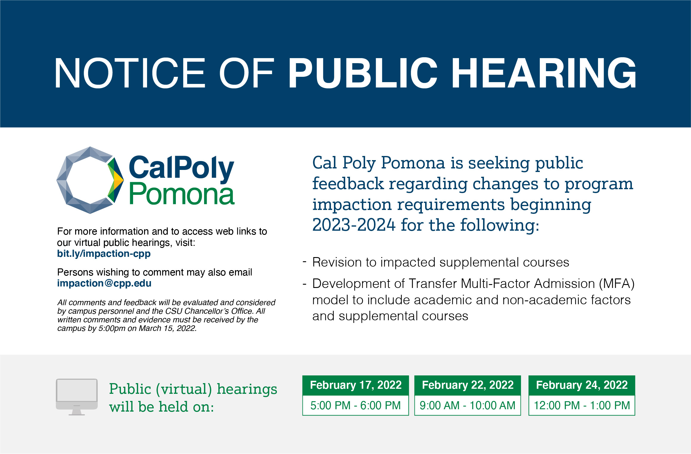 ads of public hearing 