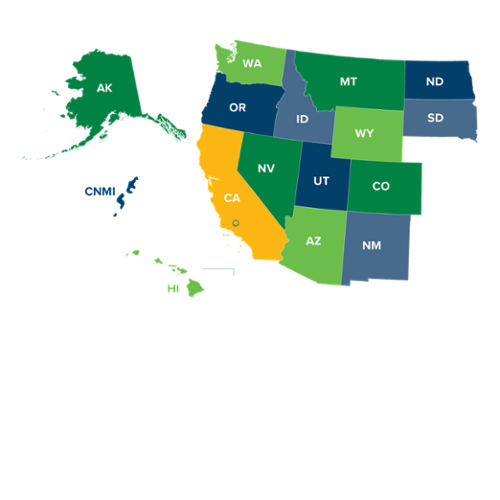 map of wue eligible states 
