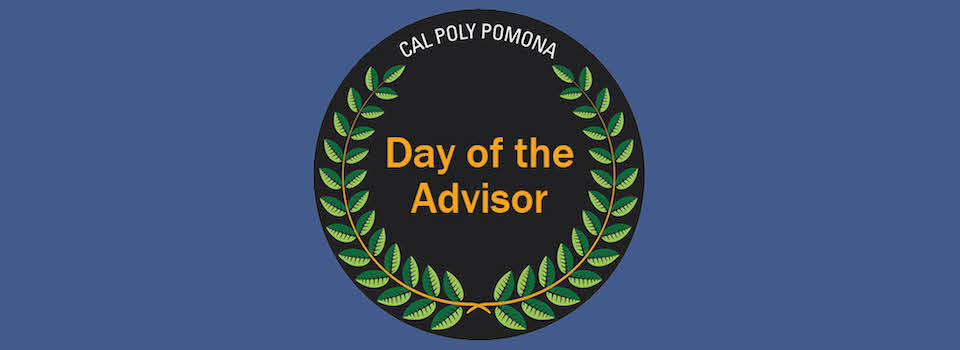 Day of the Advisor logo (black circle with illustrative laurels and "Day of the Advisor" in gold text) on blue background