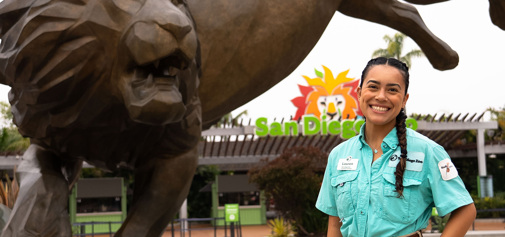 Lauren Ruiz at the San Diego Zoo