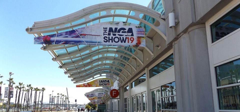 NGA Show signage outside the San Diego Convention Center.