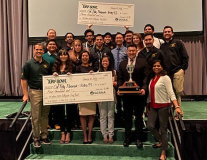 The 2020 Turf Bowl teams and their advisors