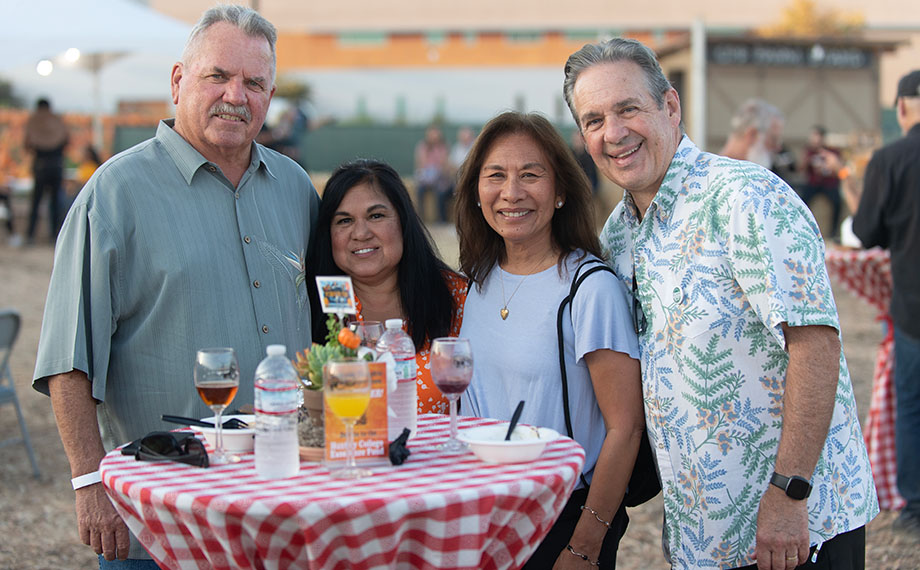 Two couples at Pumpkin Fest Preview Night