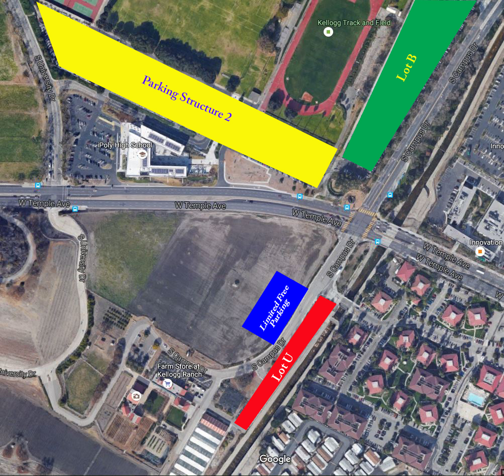 Spring on the Farm Festival & Tractor Show parking map