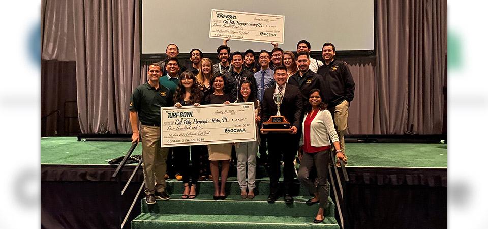 Cal Poly Pomona teams at the 2020 Turf Bowl