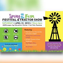 Spring on the Farm poster