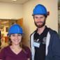 Alexis Camberos and Joshua Klockman at a tour of the Yuma Desalting Plant