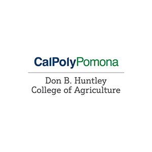 Cal Poly Pomona wordmark with Huntley College of Agriculture underneath it
