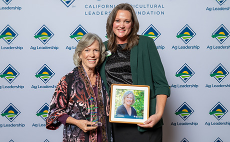 Peggy Perry with Cal Poly San Luis Obispo Professor Erin Gorter