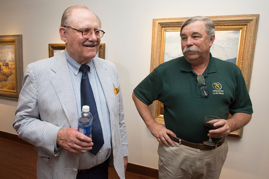 Don B. Huntley with Professor Emeritus Dan Hostetler