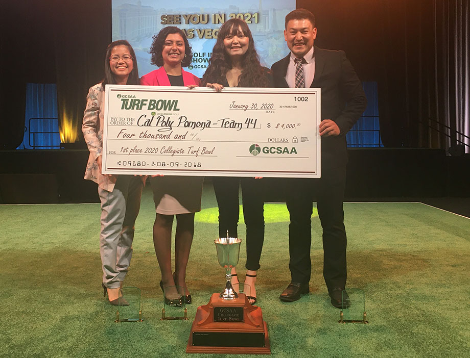 Students who won the 2020 Turf Bowl team