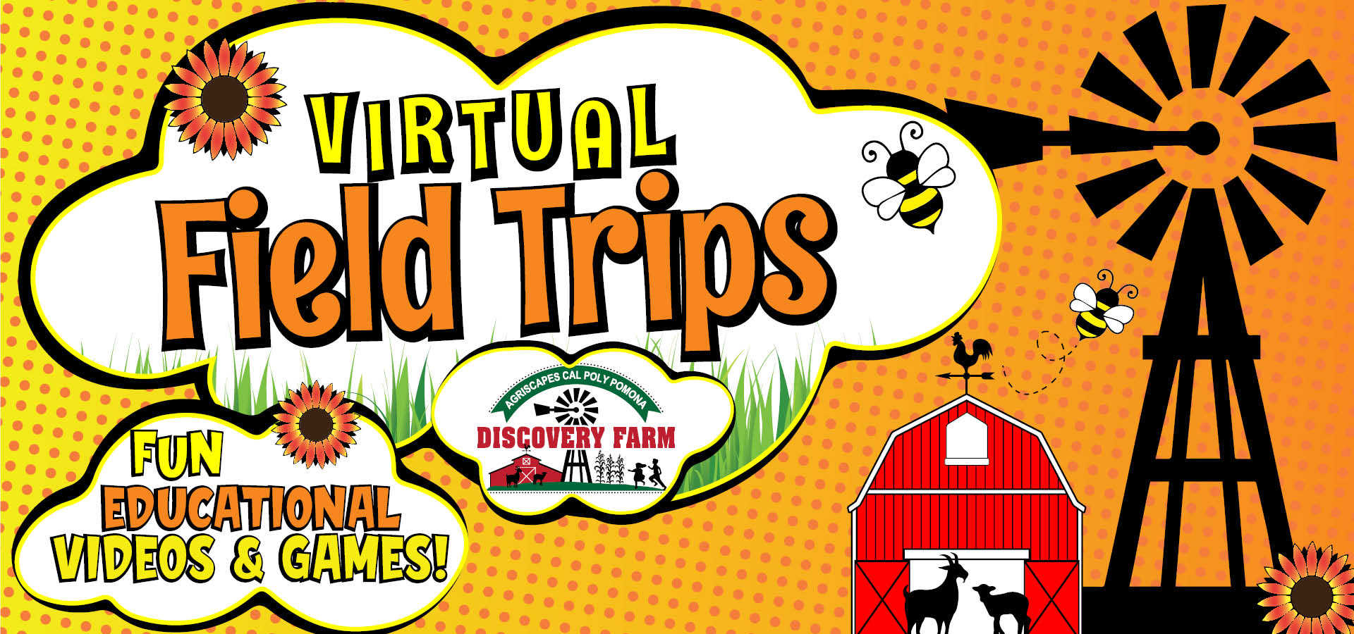 Decorative image promoting virtual field trips