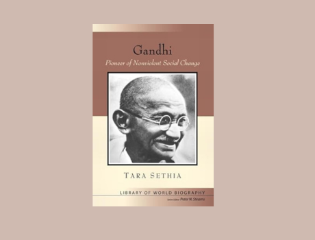 book cover for Gandhi- Pioneer of Nonviolent Social Change