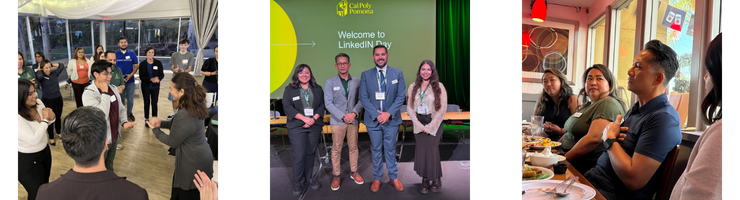 alumni at various events