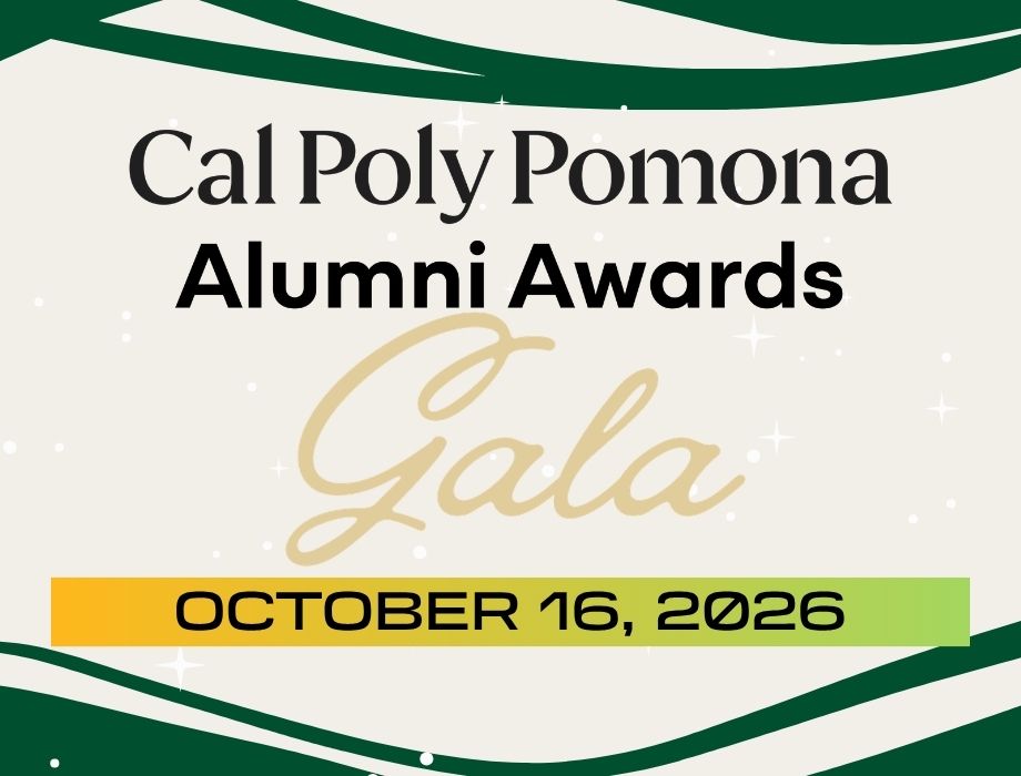 Cal poly pomona alumni awards gala october 16, 2026