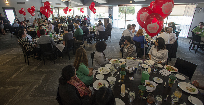 Professor for a Day Luncheon at the Restaurant at Kellogg Ranch.