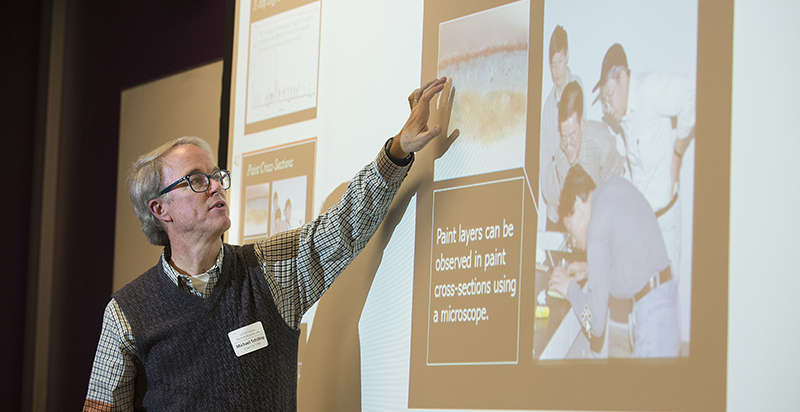 Alumni teach classes during Professor for a Day.