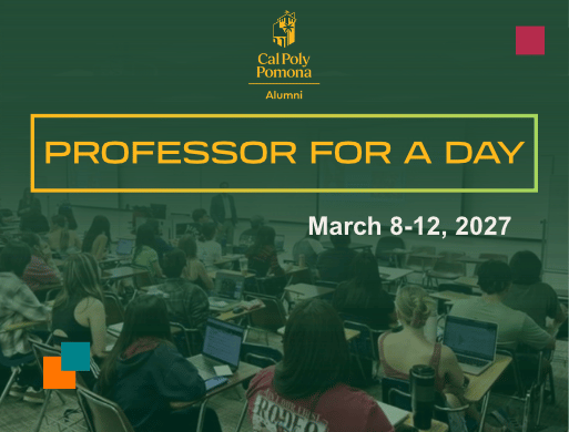 professor for a day March eight to twelve