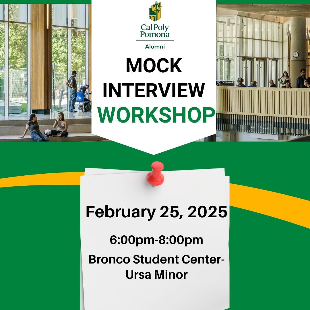 mock interview flyer with dates and info
