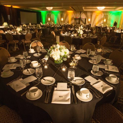 round table and chairs