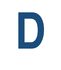 D logo