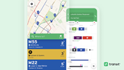 Transit mobile app screenshot