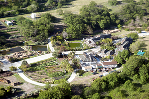 aerial view of the Lyle Center