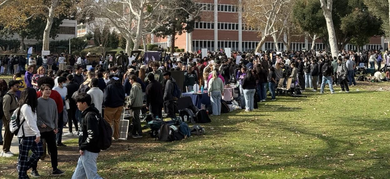 Club fair from above