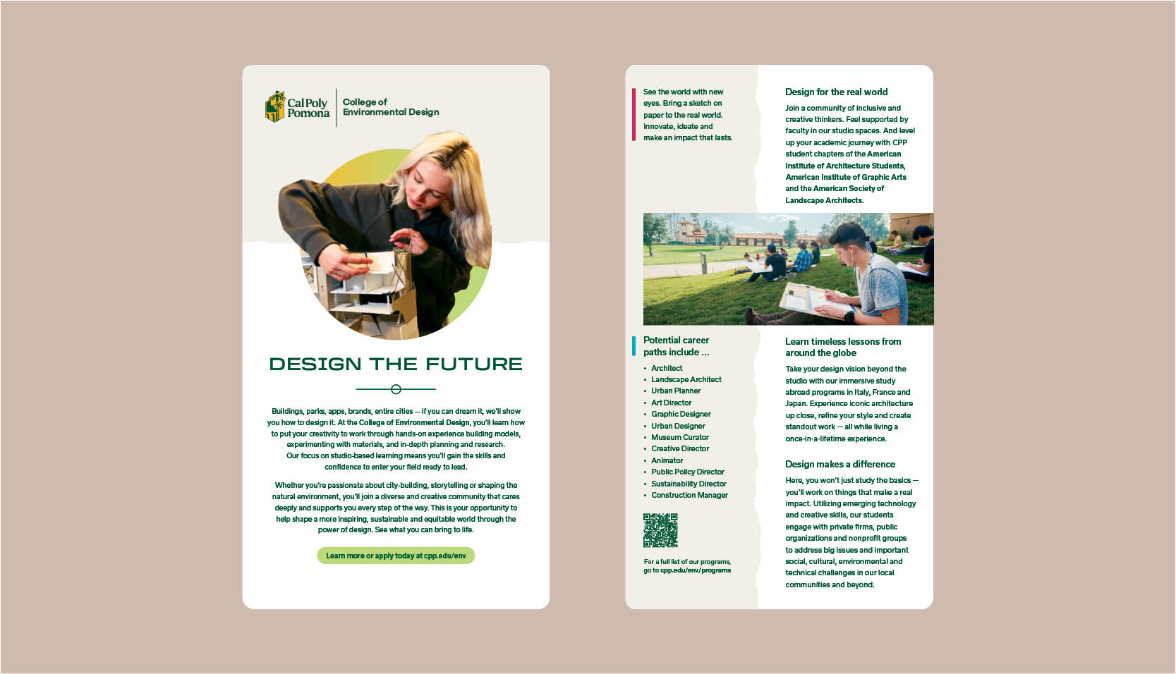 Example of a one pager handout