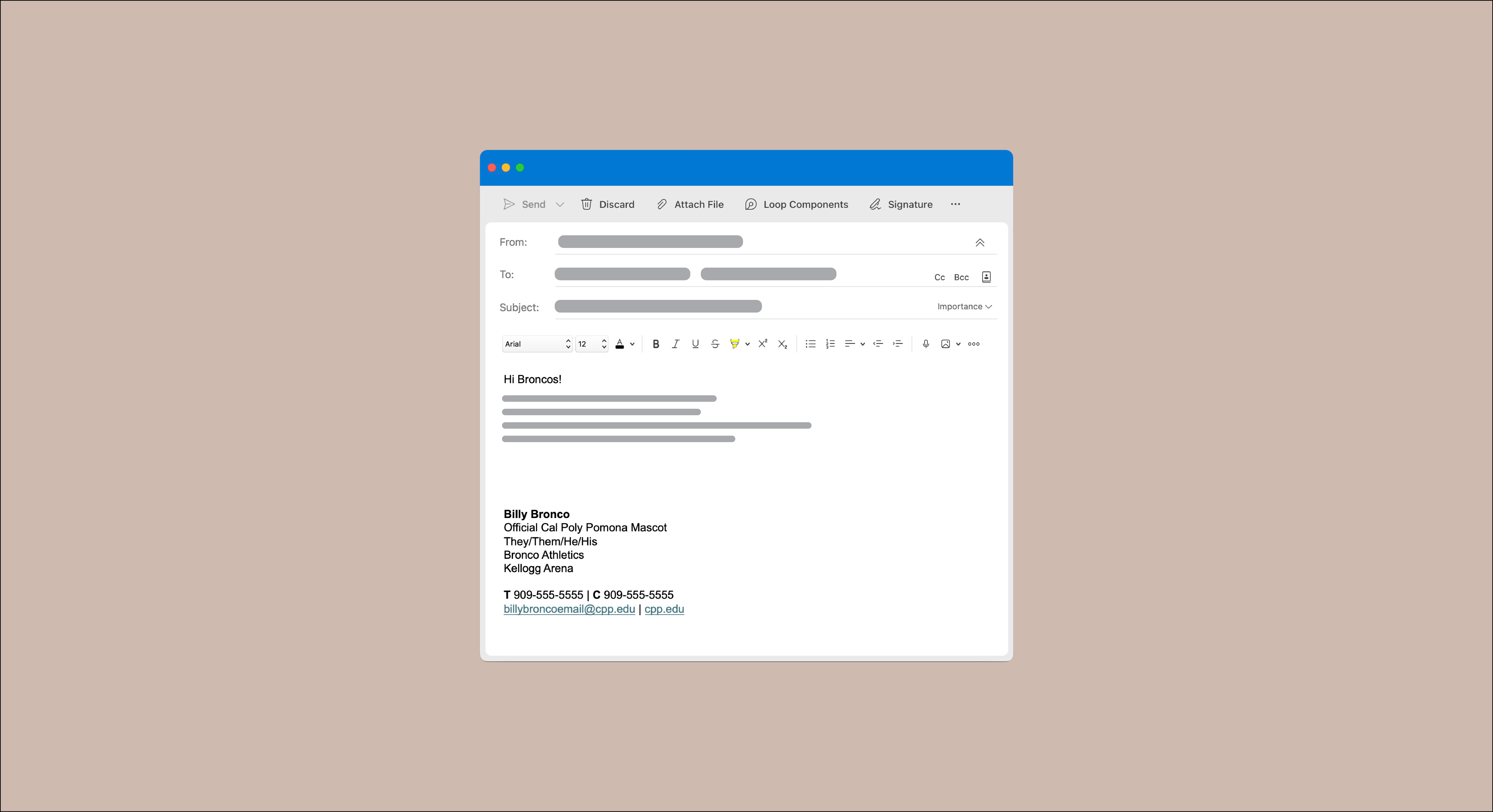 email signature example