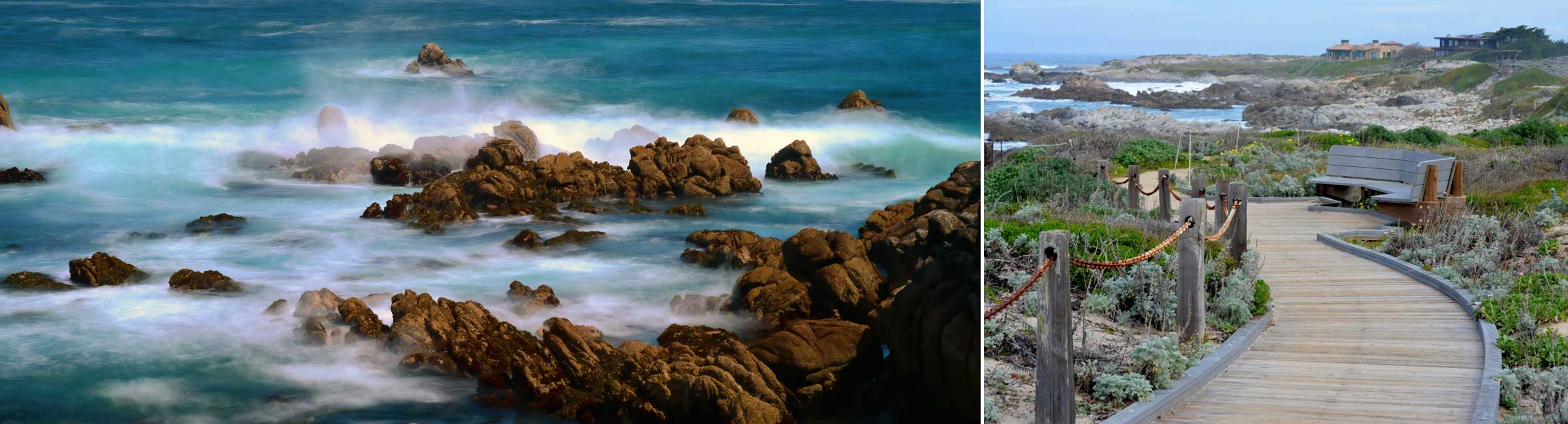 Asylomar ocean and walking path